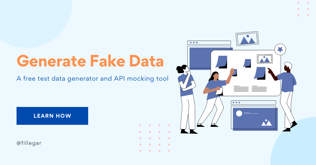 How to Generate Fake Data